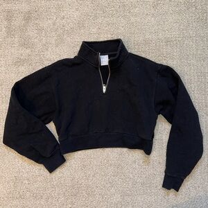 TNA cozy fleece perfect 1/4 zip sweatshirt